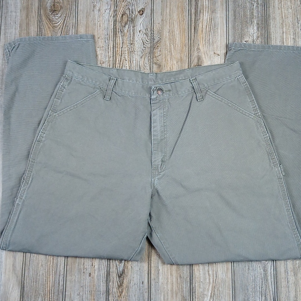 Rustler Vintage Green Cargo Style Pants